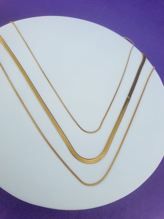 LAYER GOLD CHAIN OO V3 X