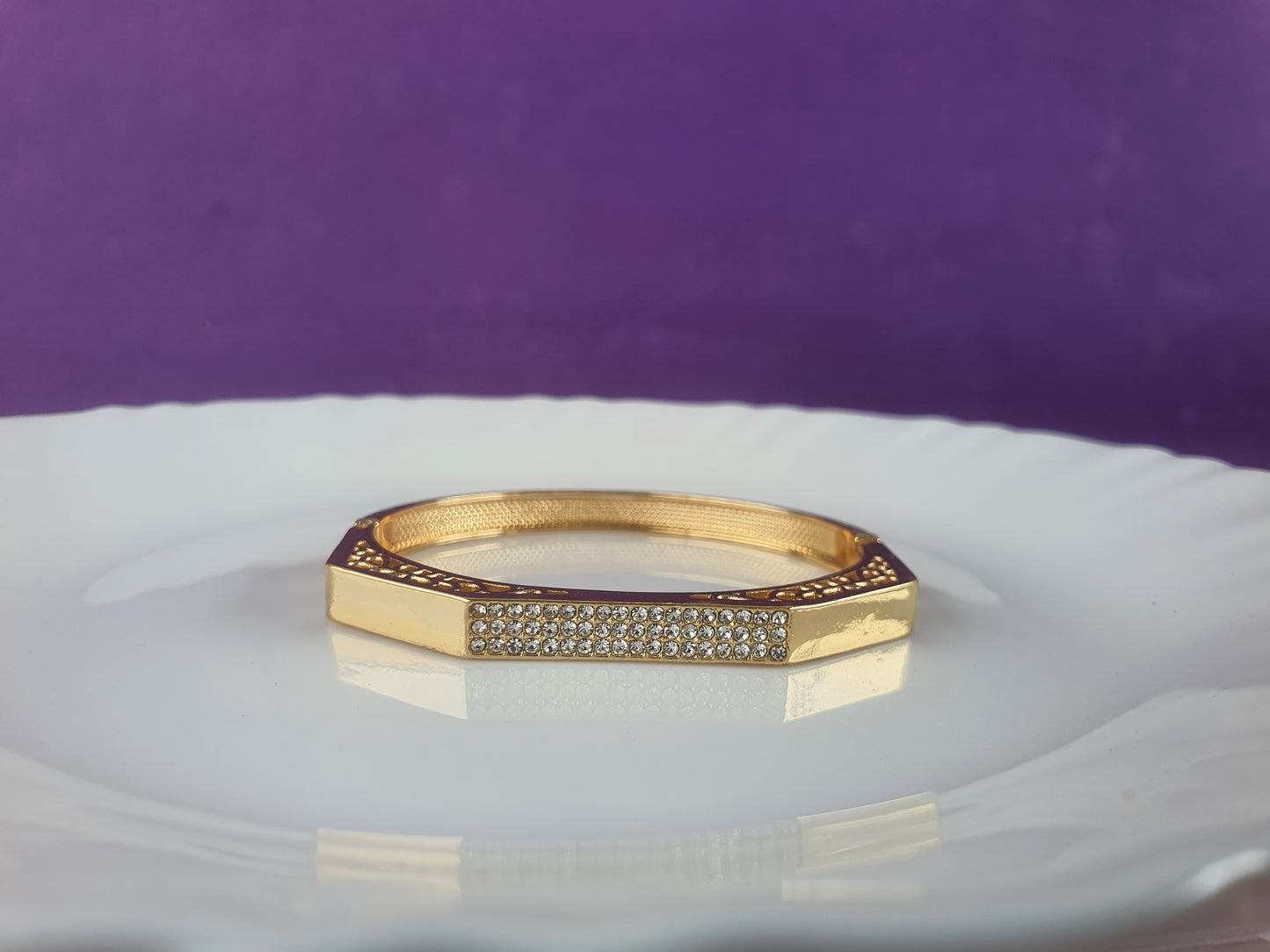 GOLD KADA BRACELET X