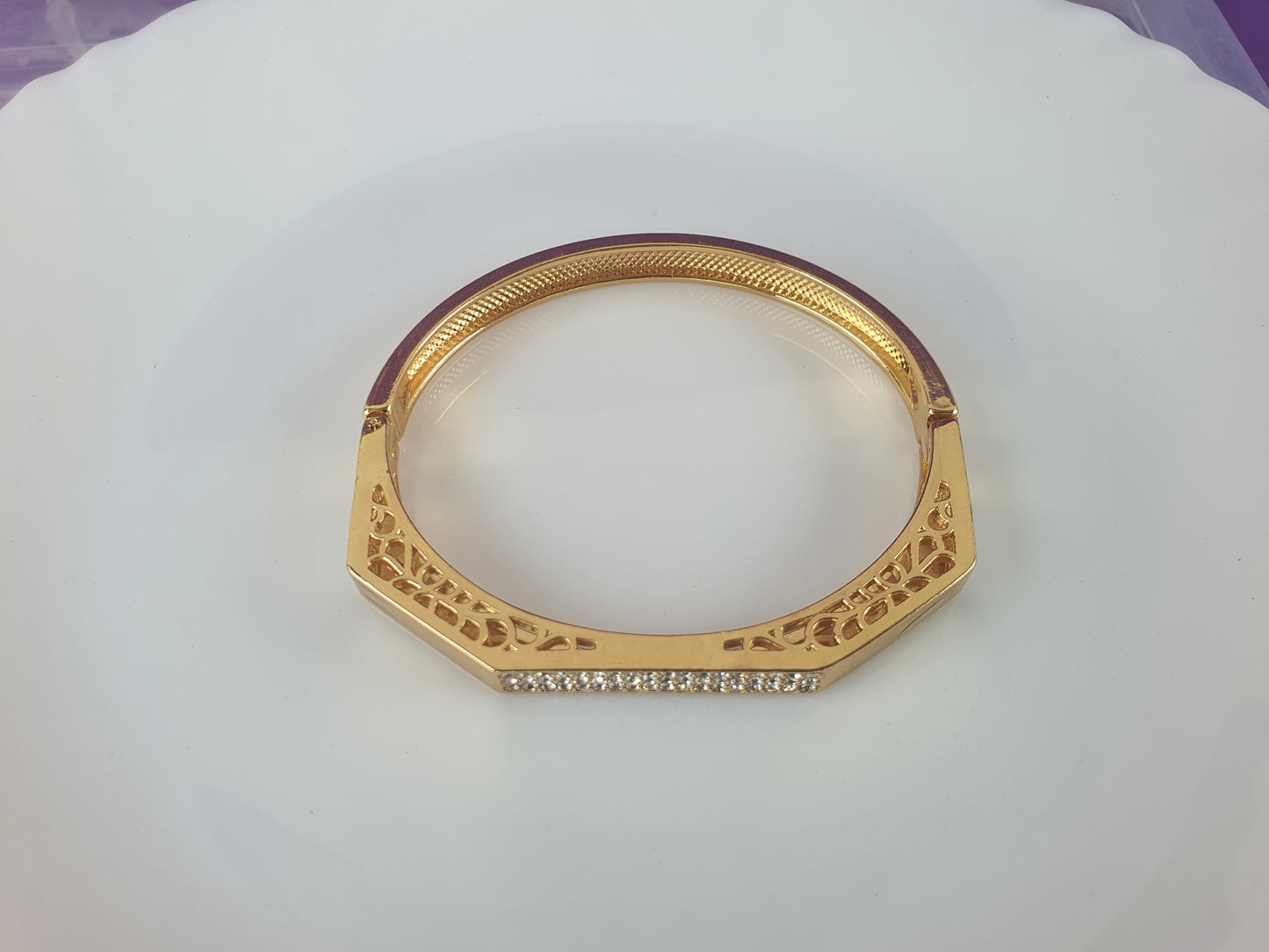 GOLD KADA BRACELET X