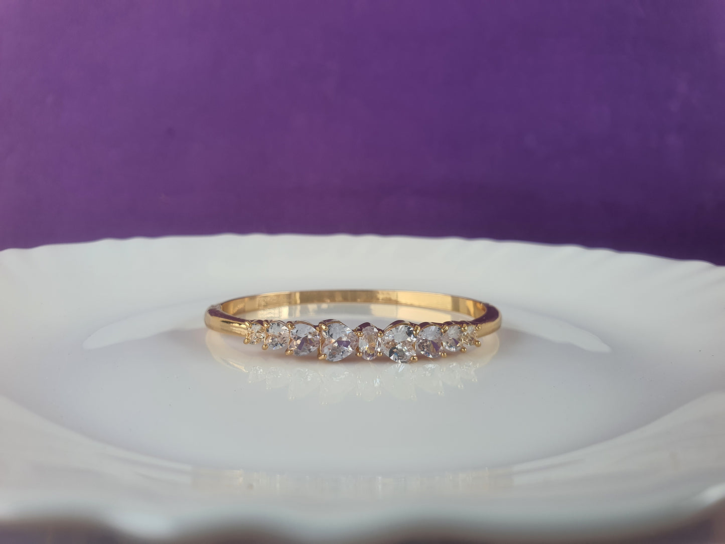 GOLD KADA BRACELET X