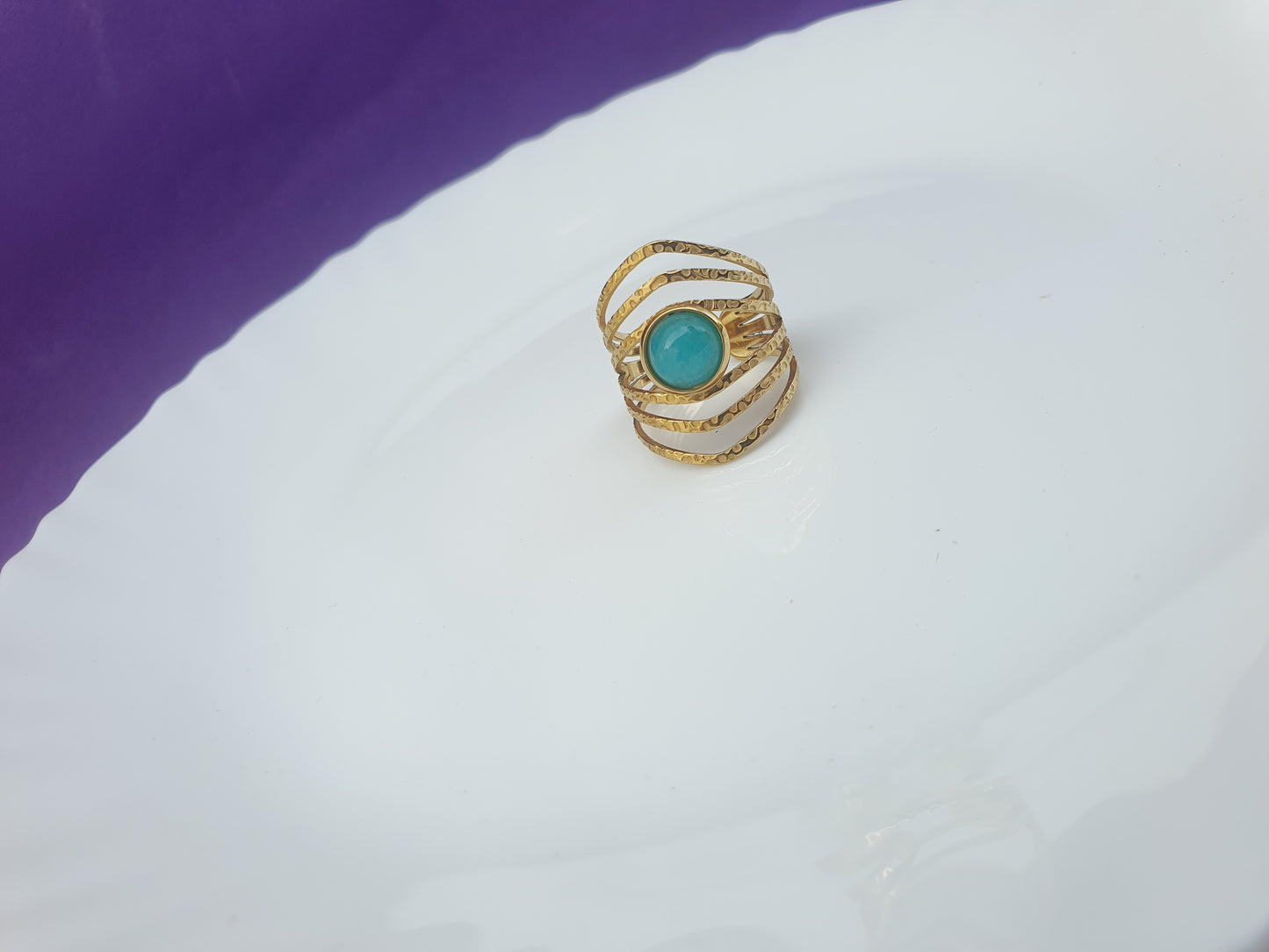 ADJUSTABLE GOLD RING