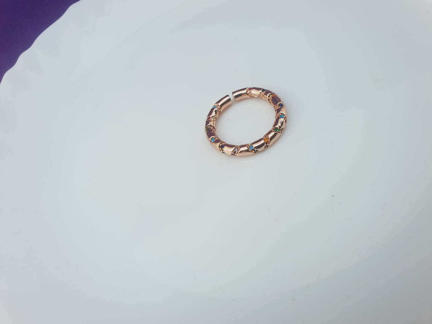 ADJUSTABLE ROSEGOLD RING