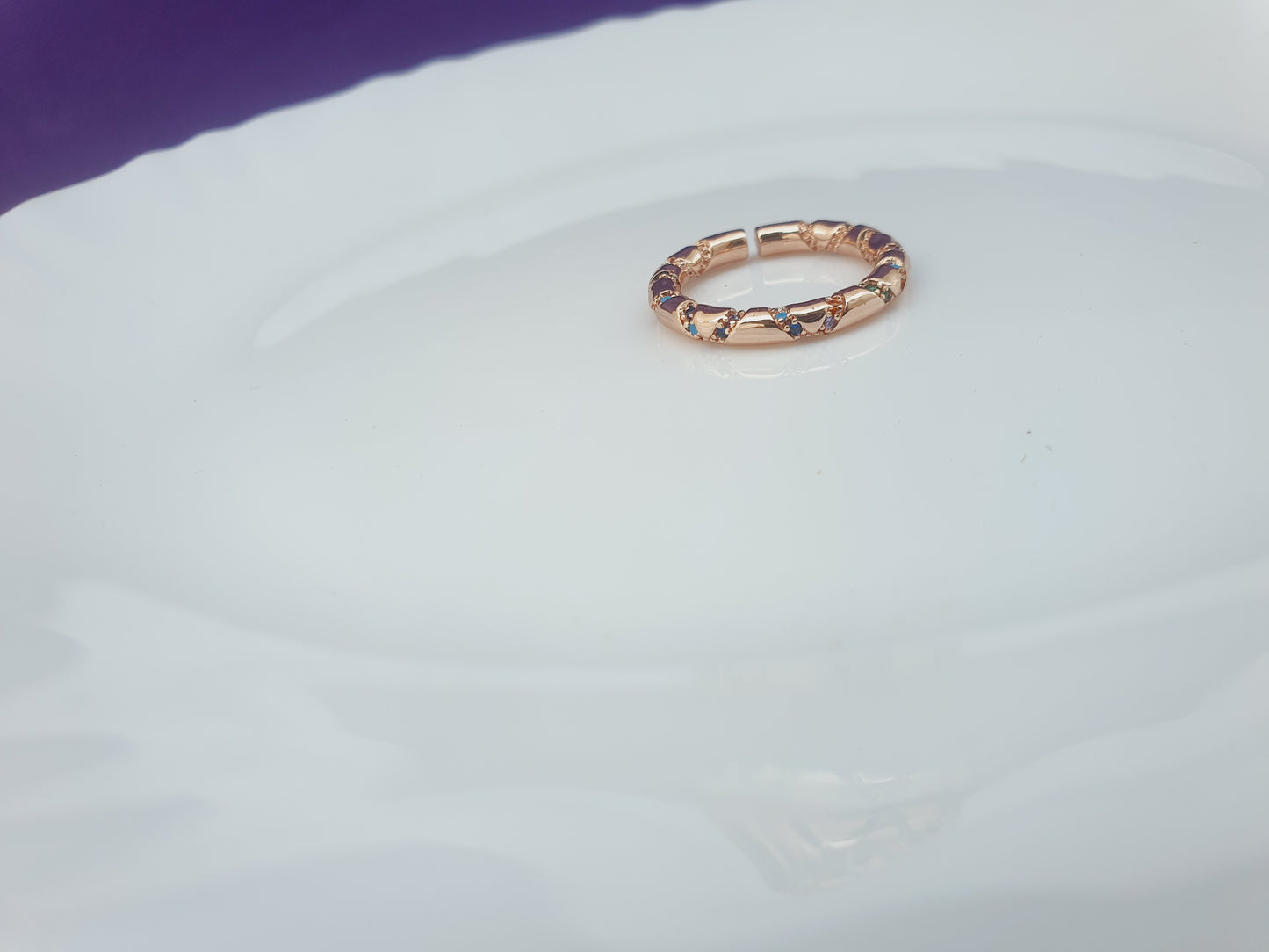 ADJUSTABLE ROSEGOLD RING