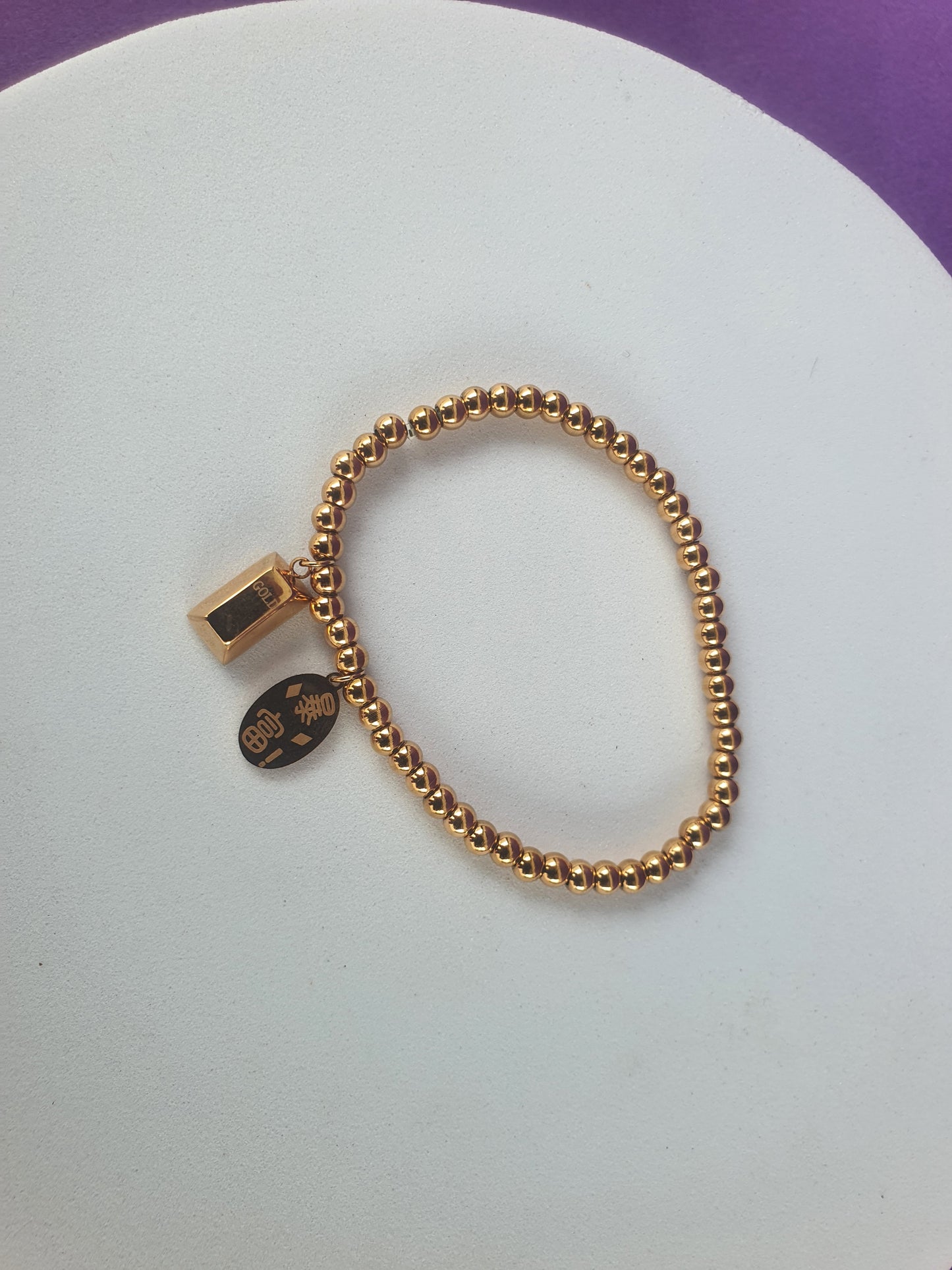 ROSEGOLD ELASTIC BRACELET D E