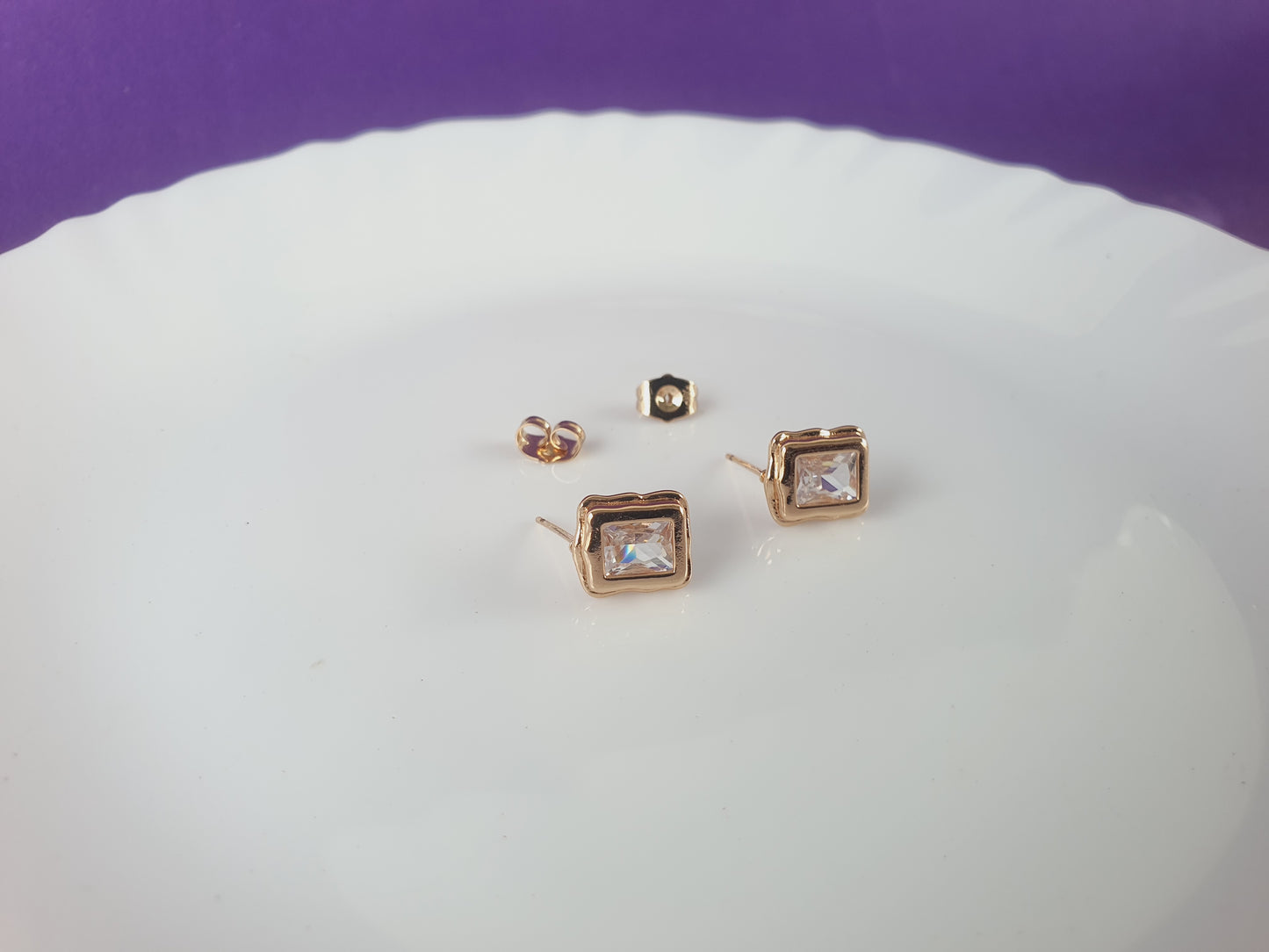 ROSEGOLD EARRING R0 R2 X