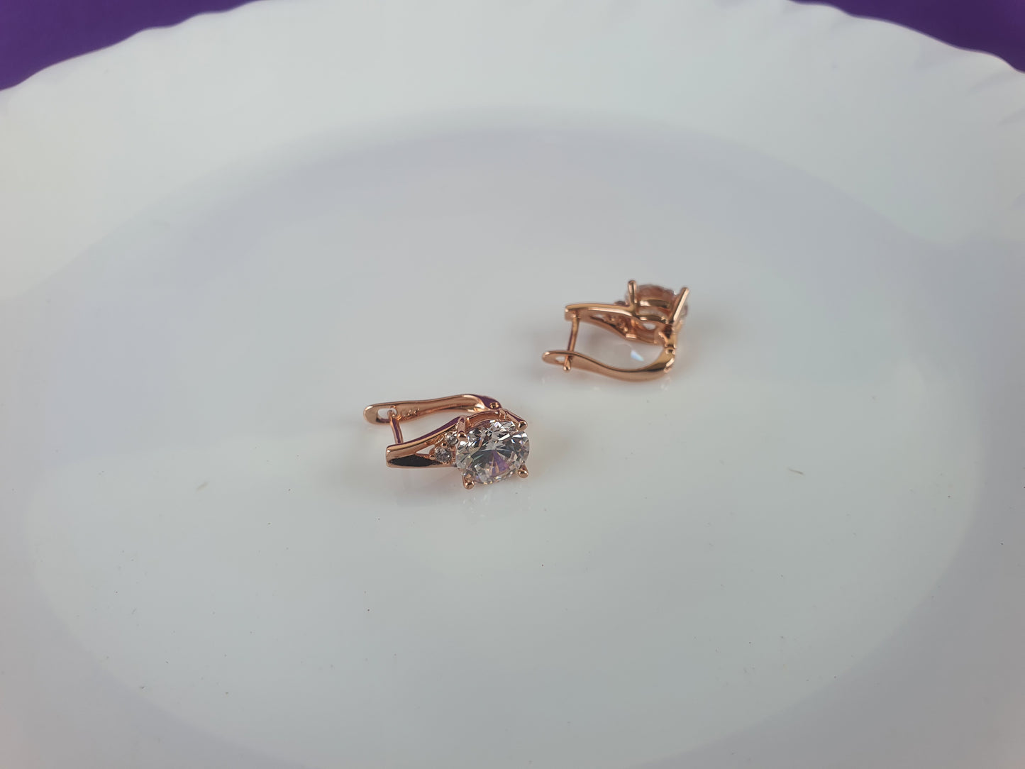 ROSEGOLD EARRING RA R2 X