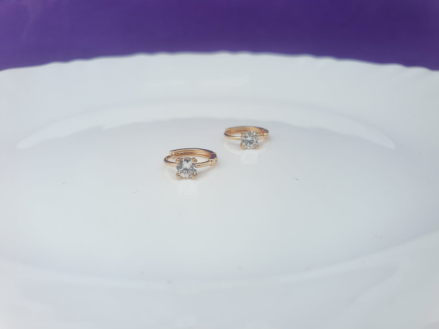 ROSEGOLD EARRING M BX X