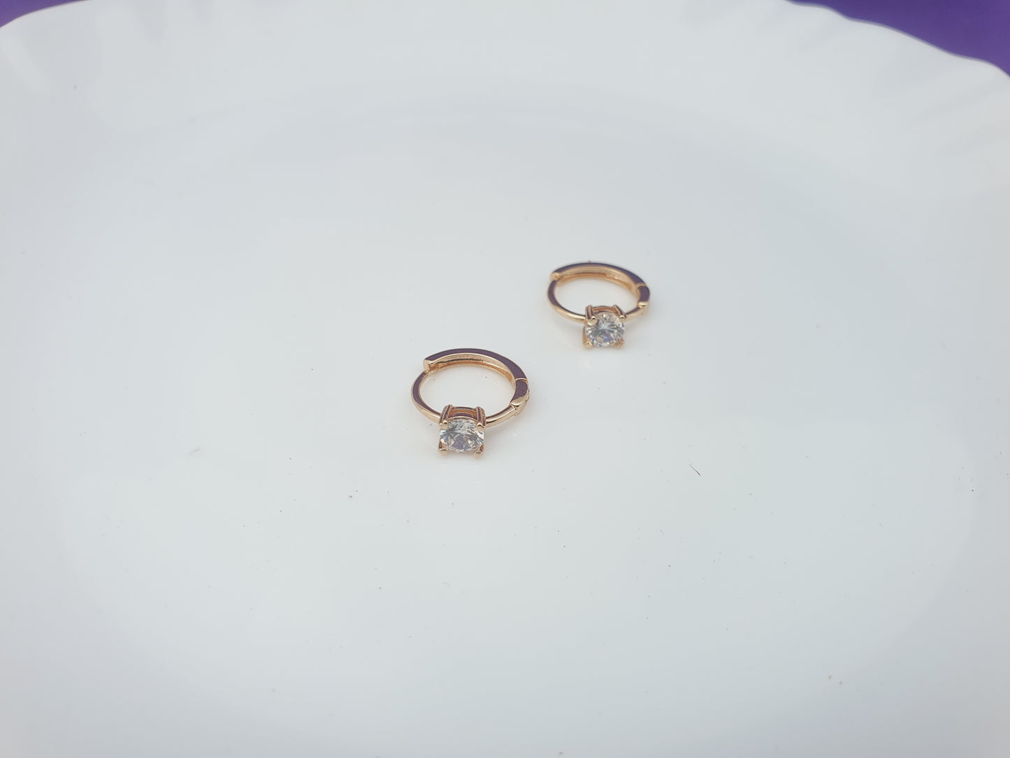 ROSEGOLD EARRING M BX X
