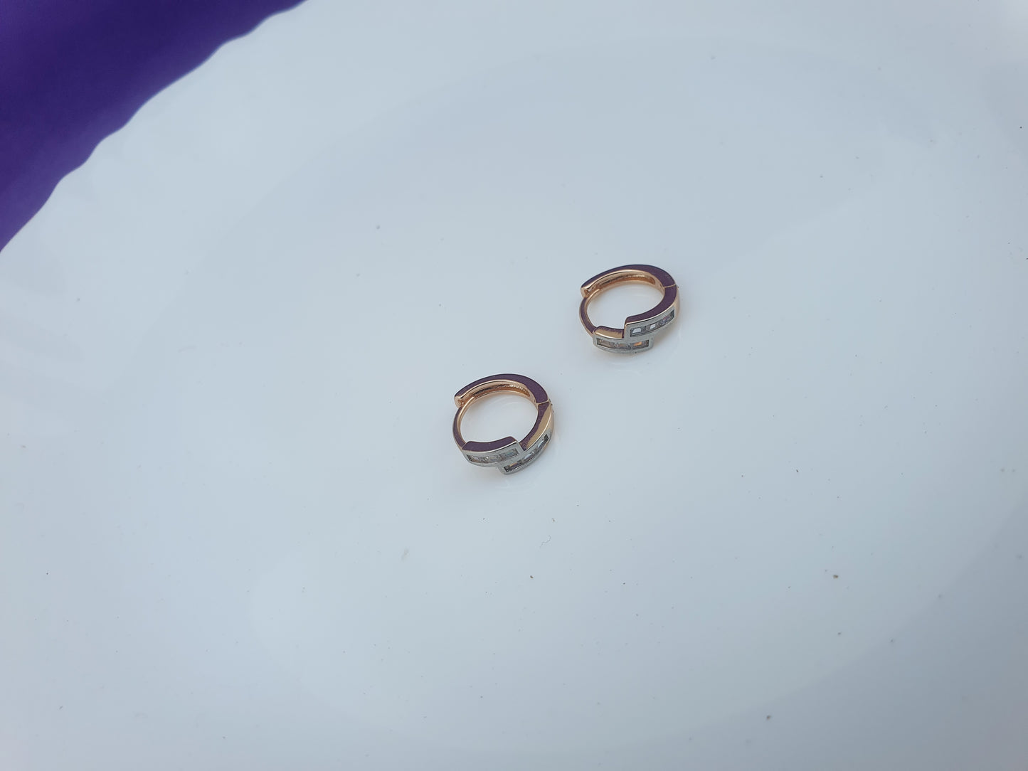 ROSEGOLD EARRING 2I BX X