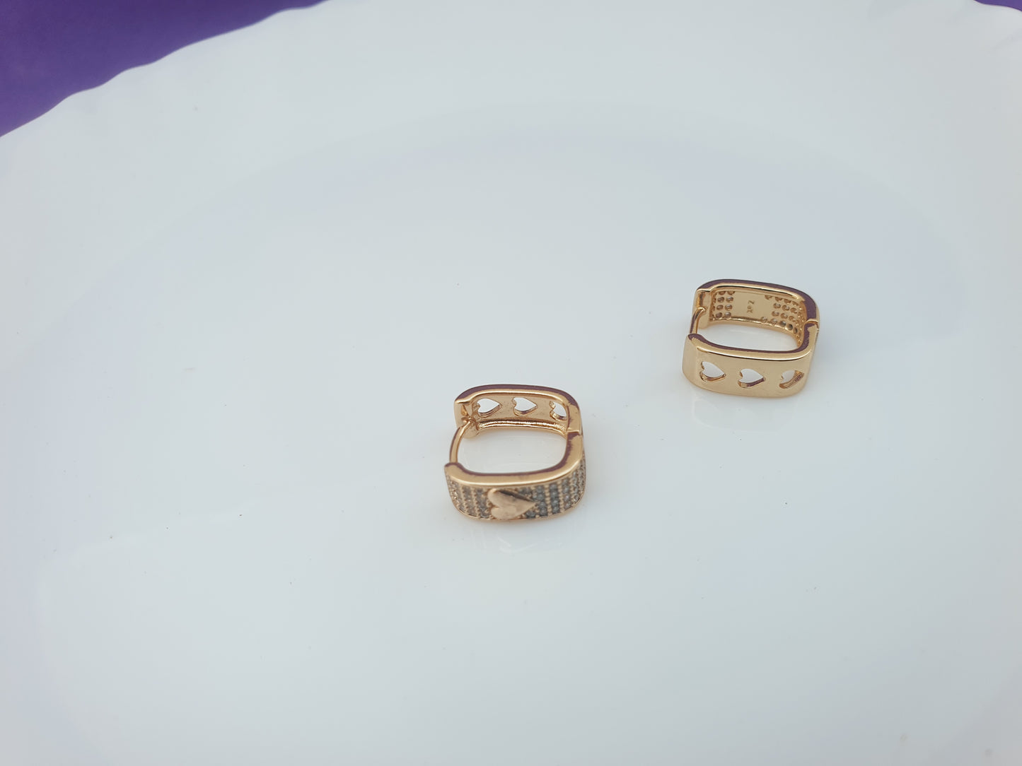 ROSEGOLD EARRING H BX X