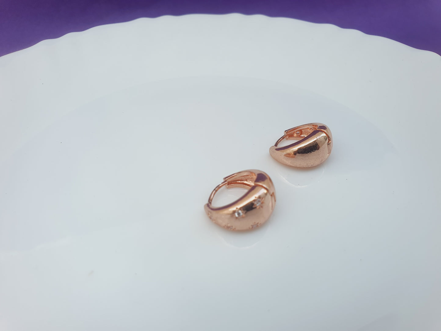 ROSEGOLD EARRING R R1 X