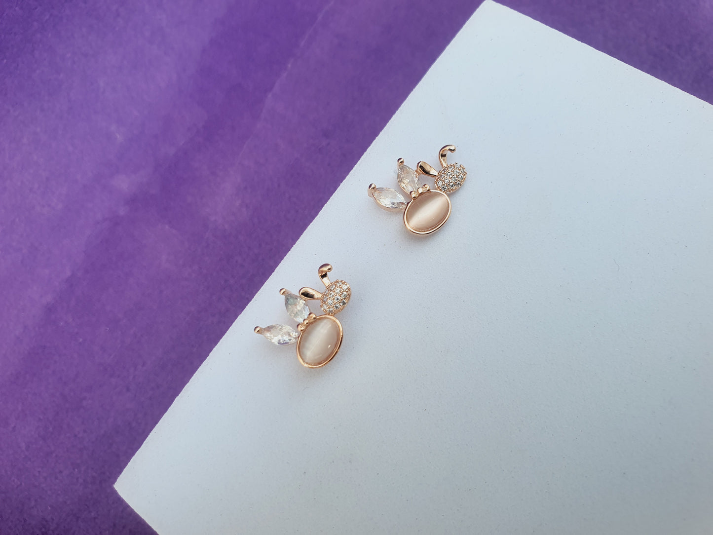 ROSEGOLD EARRING S R1 X