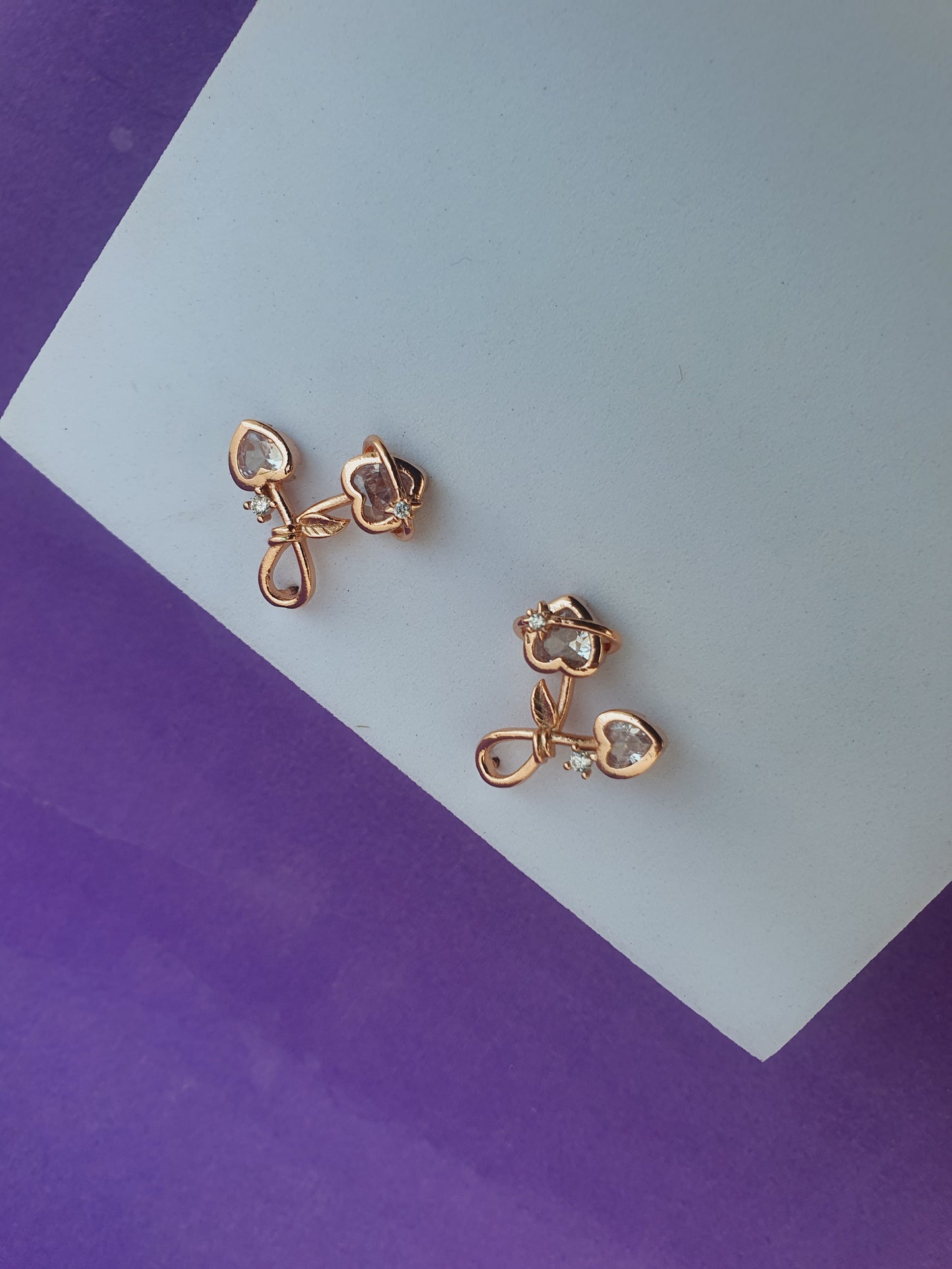 ROSEGOLD EARRING Z R1 X