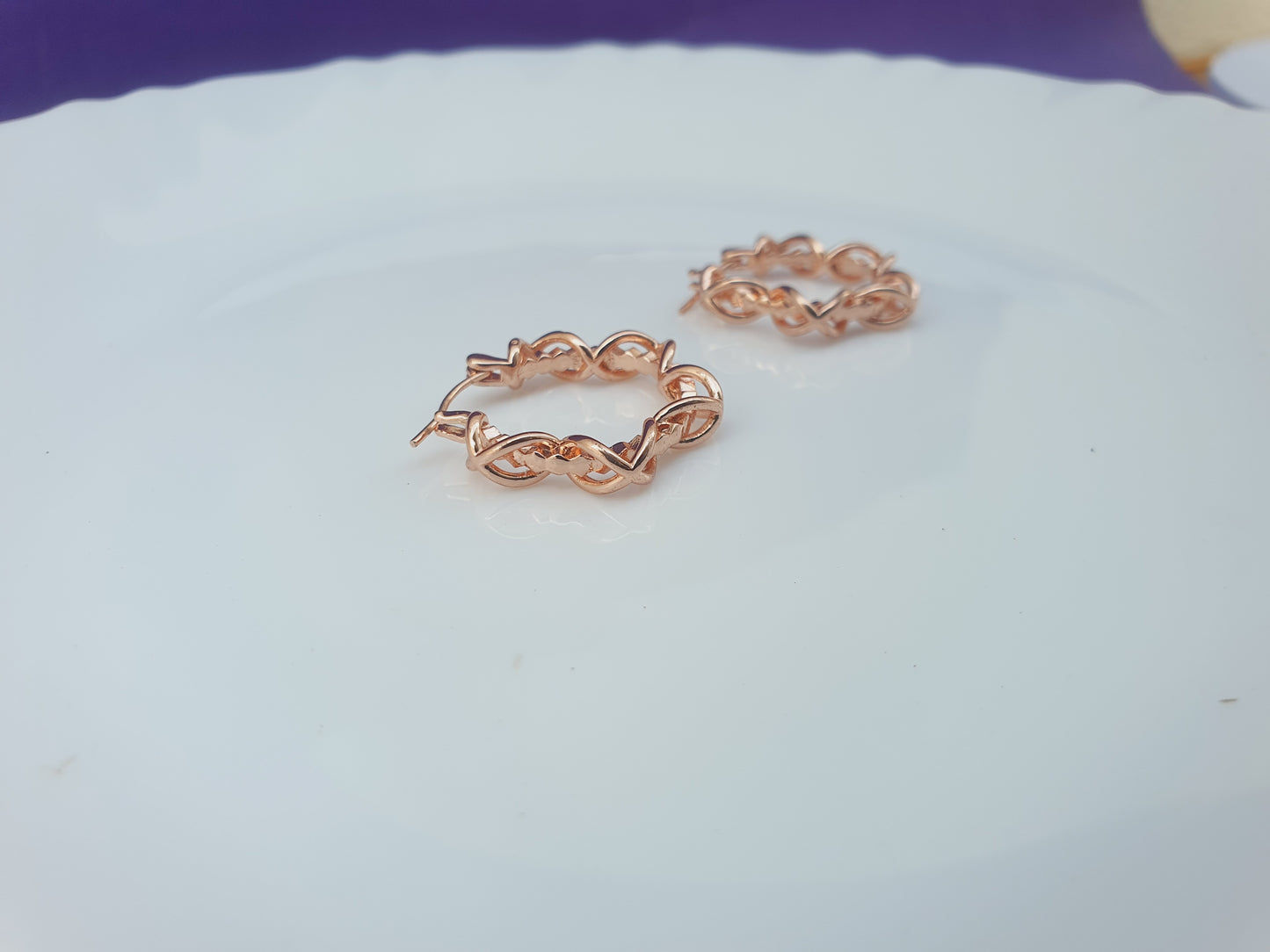 ROSEGOLD EARRING G R1 X