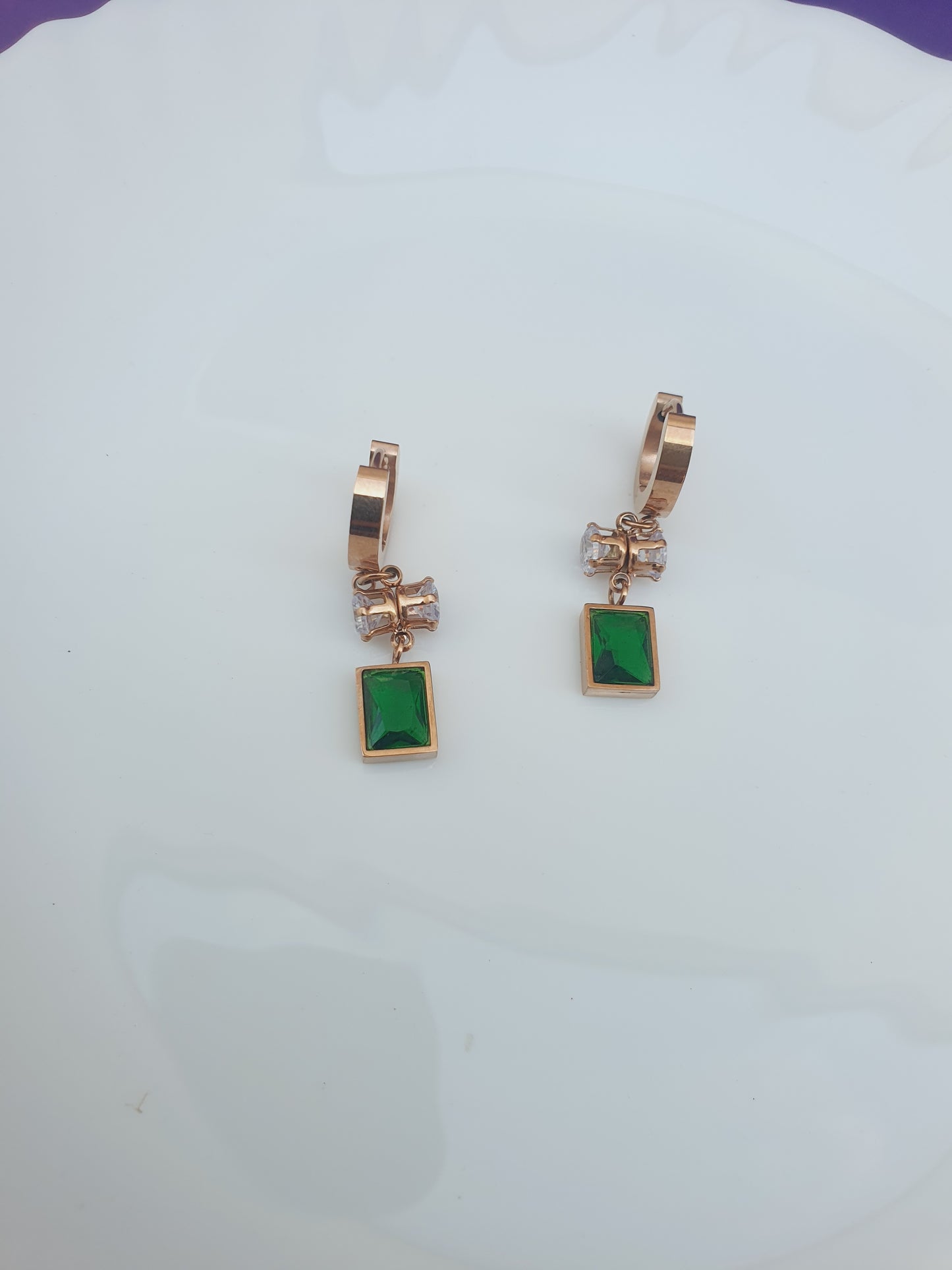 ROSEGOLD EARRING T2 R1 X