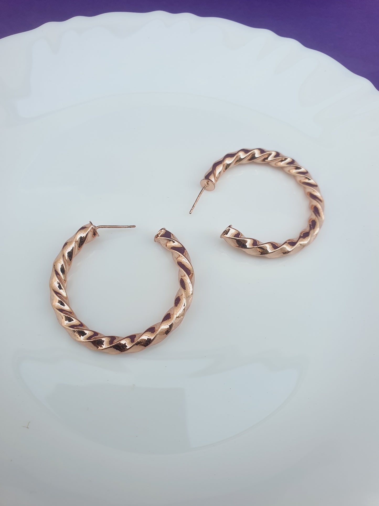 ROSEGOLD EARRING Q2 R1 X