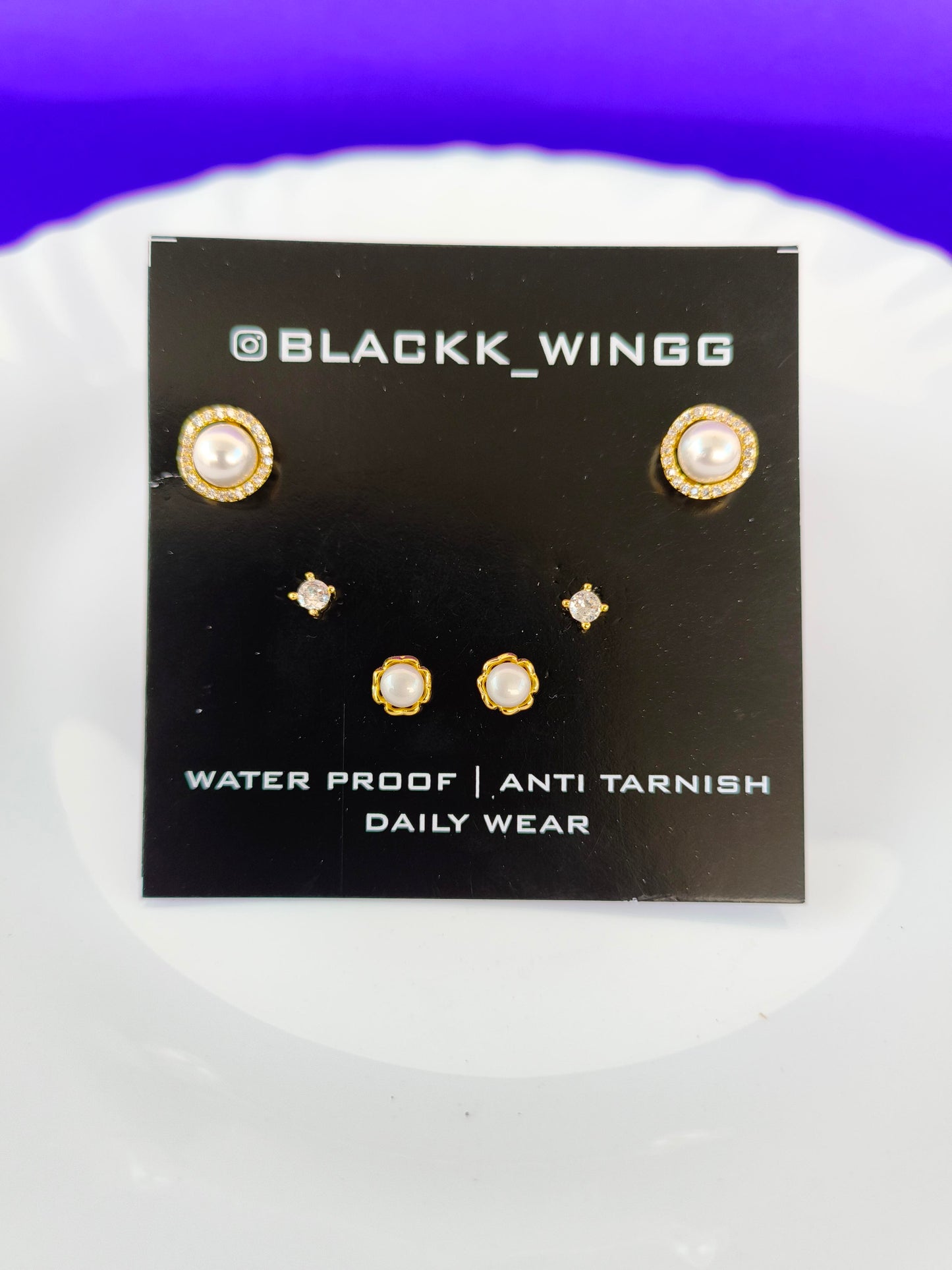 GOLD COMBO EARRING F Y X