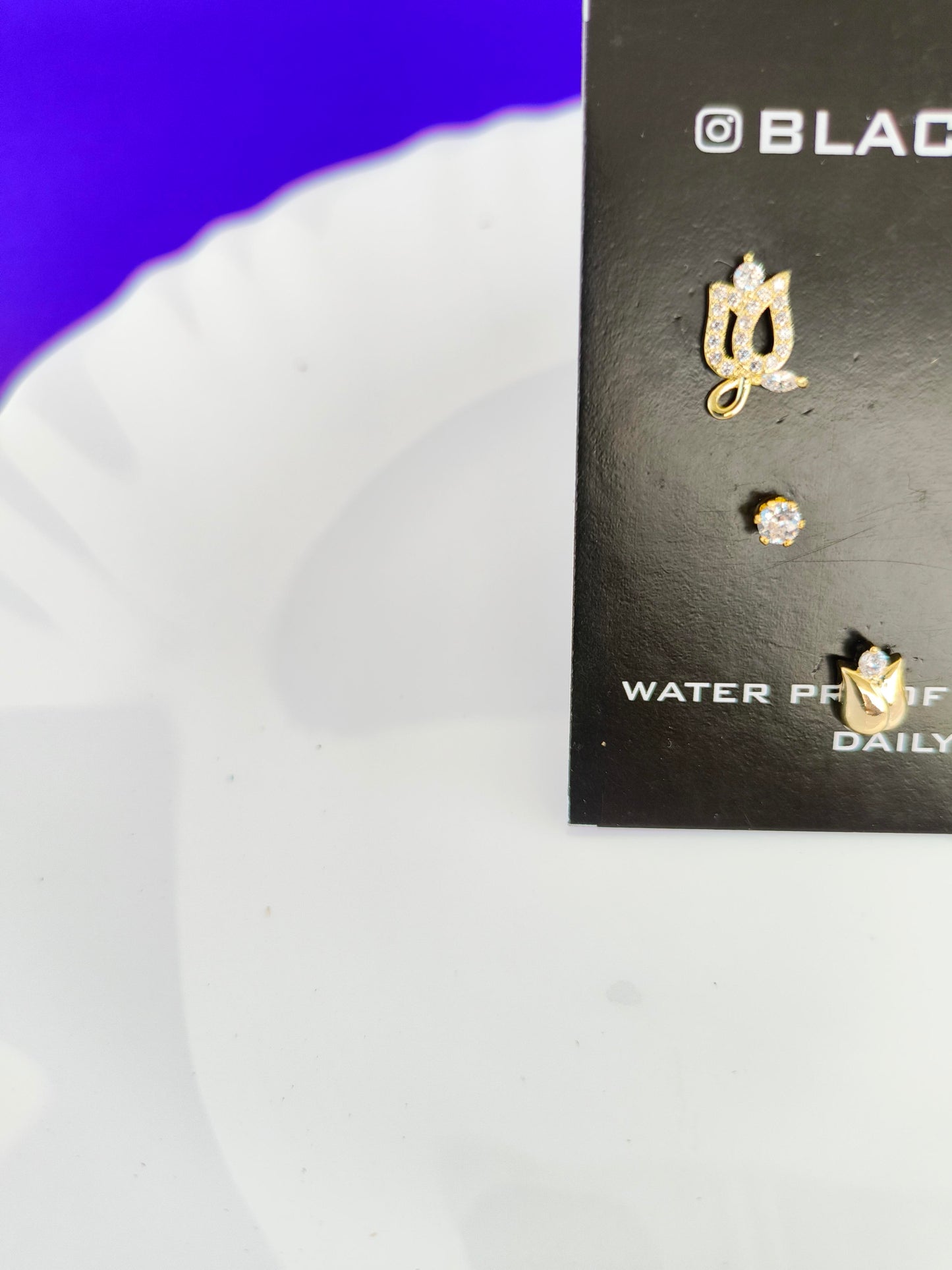 GOLD COMBO EARRING L Y X