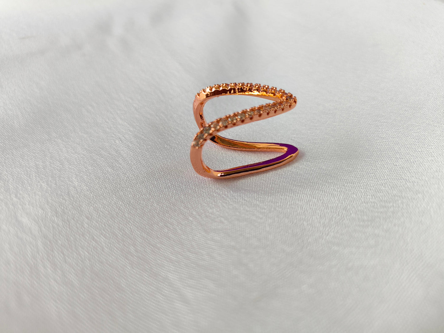 ADJUSTABLE ROSEGOLD RING X
