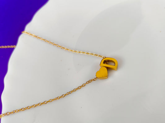 LETTER D GOLD CHAIN N