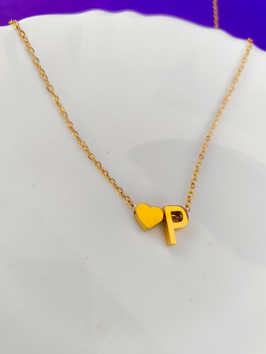 LETTER P GOLD CHAIN N