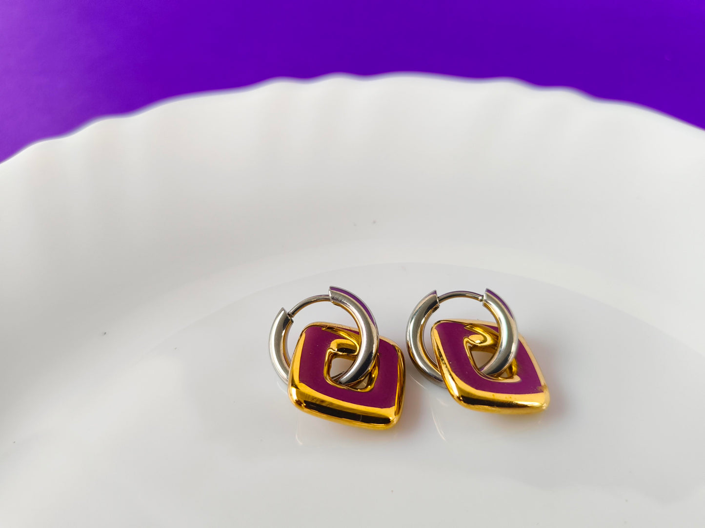 GOLD EARRING 6P G T6 X