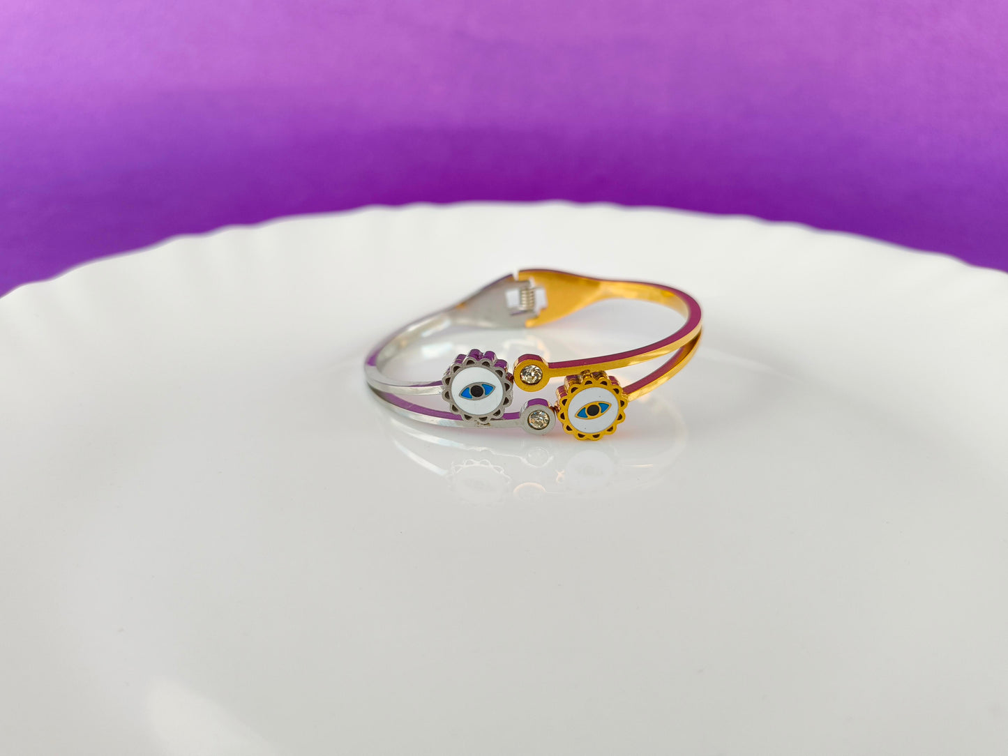 KIDS GOLD SILVER BRACELET X