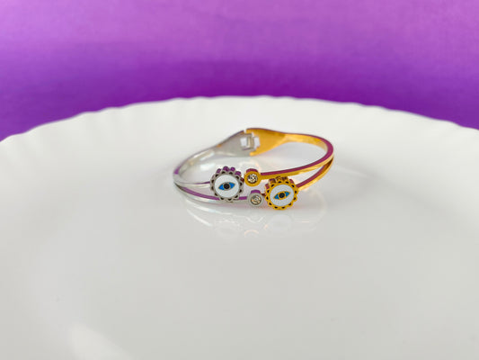 KIDS GOLD SILVER  BRACELET X