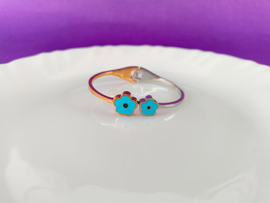 KIDS SILVER ROSEGOLD BRACELET X