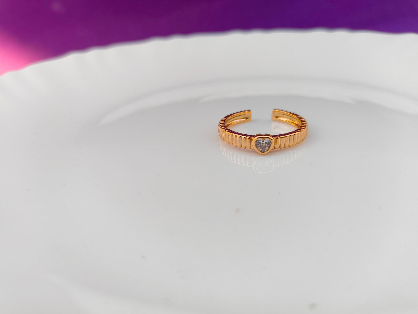 ADJUSTABLE ROSEGOLD RING X