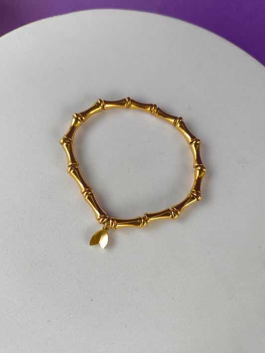 GOLD ELASTIC BRACELET A E