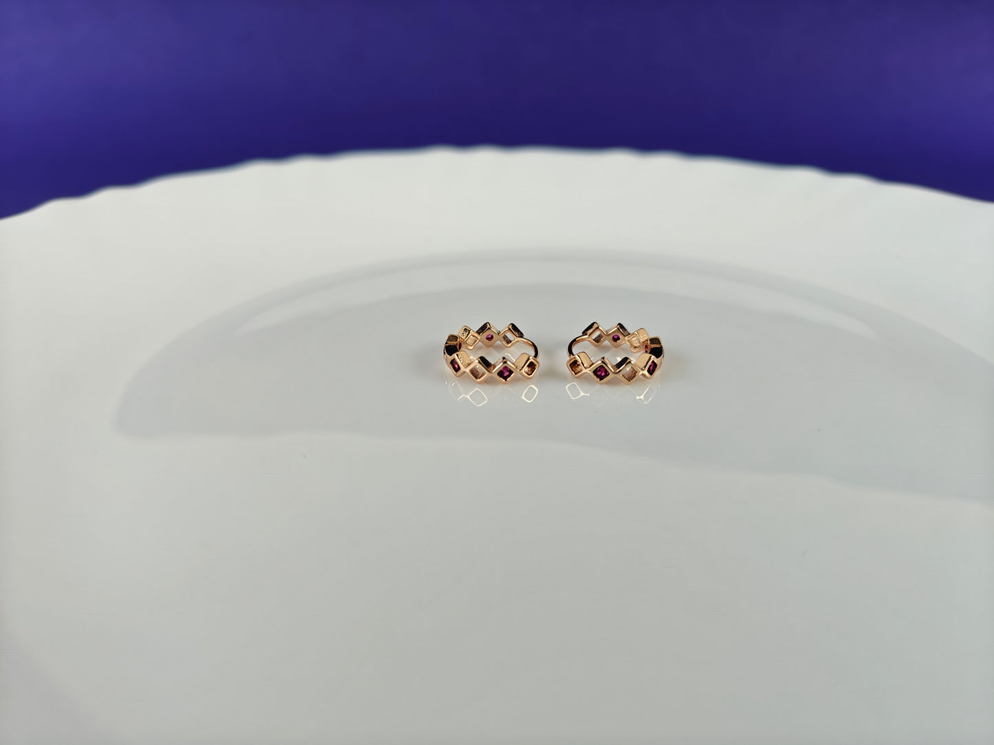 ROSEGOLD EARRING 7T BT2 X
