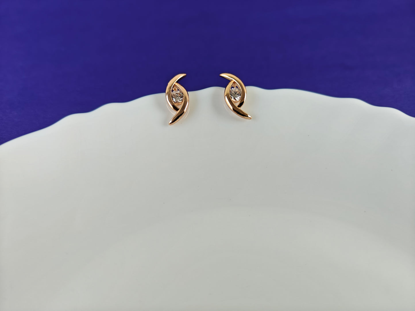 ROSEGOLD EARRING 7R BT2 X