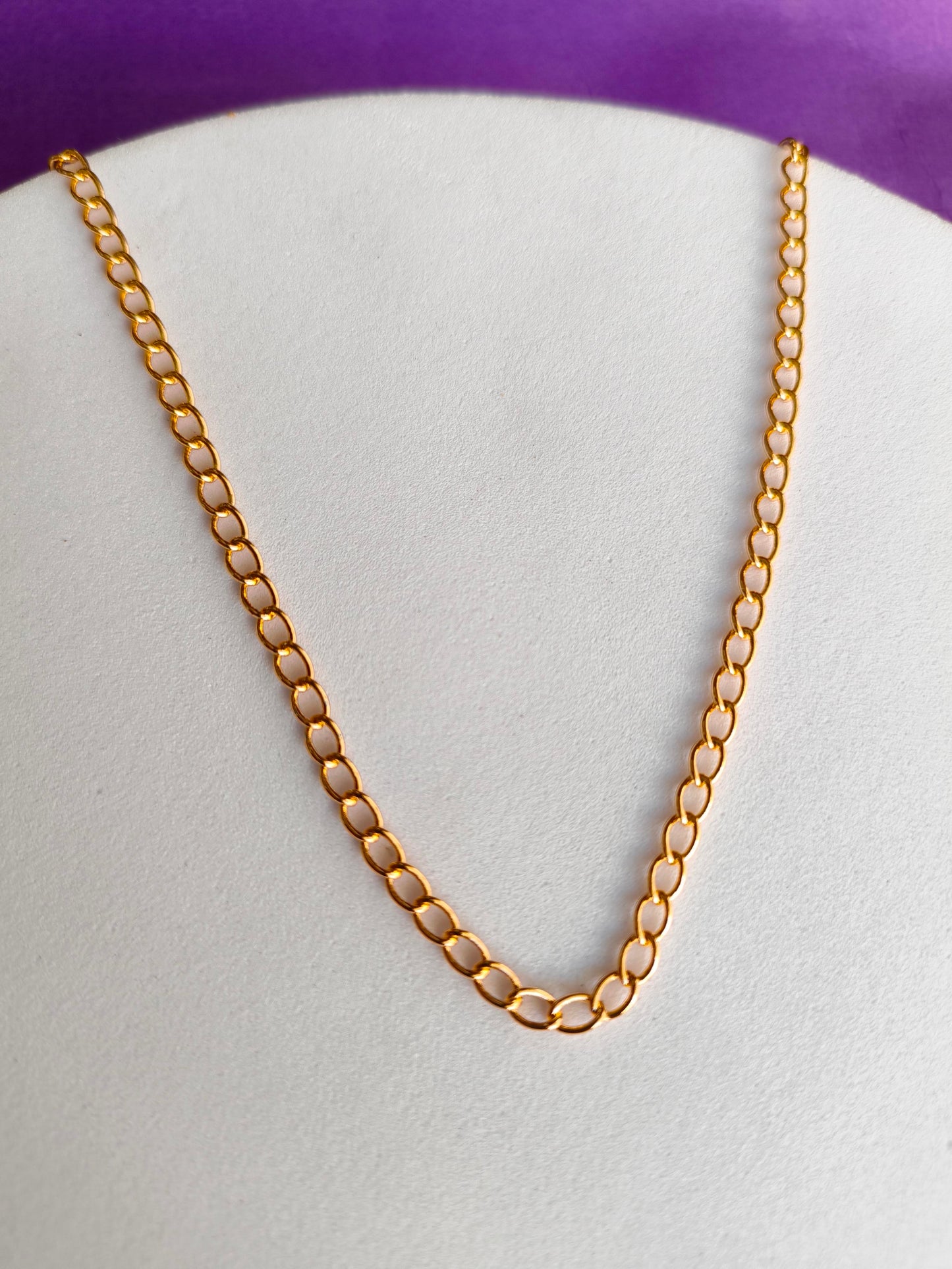 UNISEX ROSEGOLD CHAIN P U