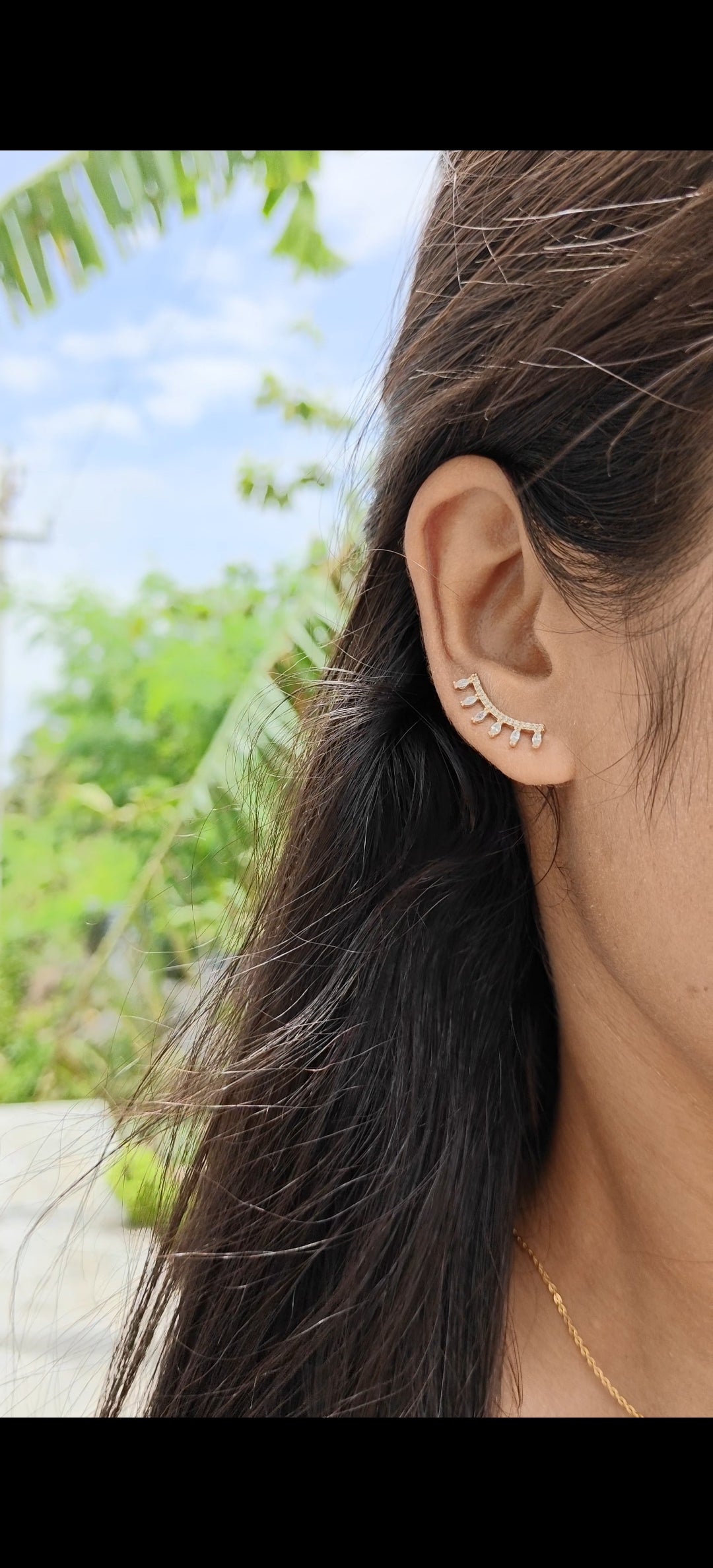 GOLD EAR CUFF A Z2 X