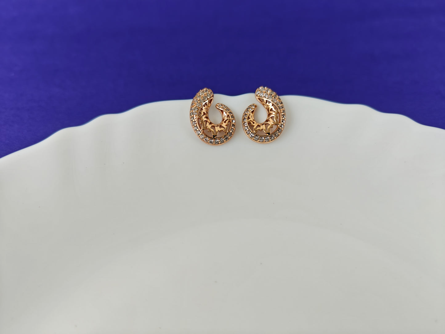 ROSEGOLD EARRING 6T BT2 X