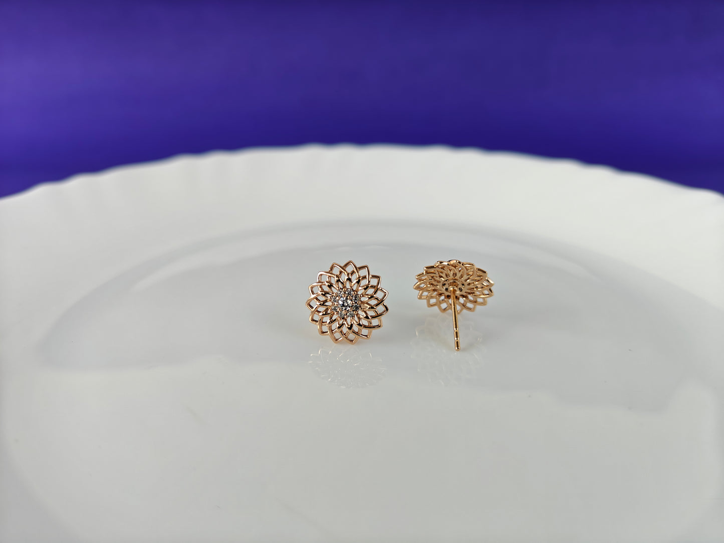 ROSEGOLD EARRING 8M BT2 X
