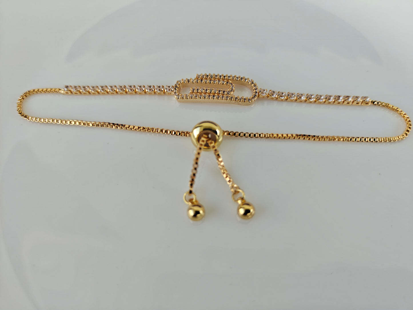 ADJUSTABLE GOLD CHAIN BRACELET F A1