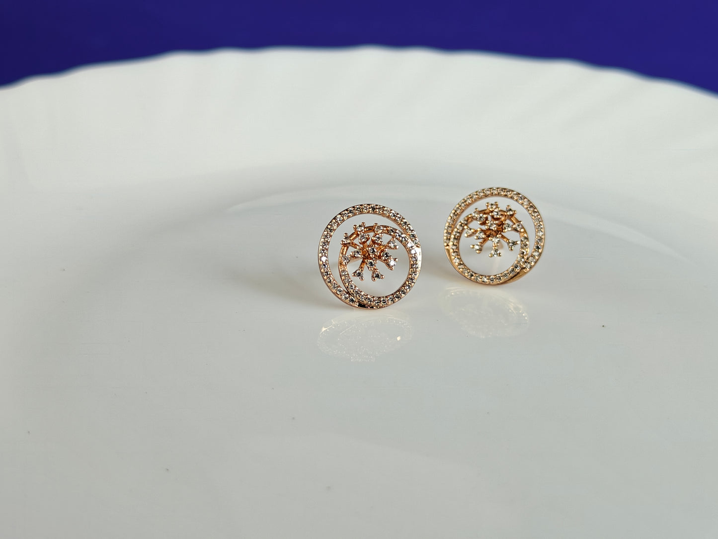 ROSEGOLD EARRING Y3