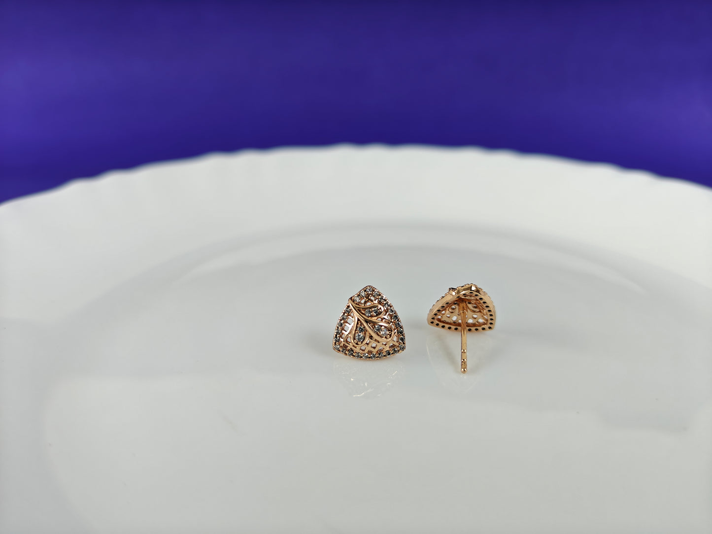 ROSEGOLD EARRING 8R BT2 X
