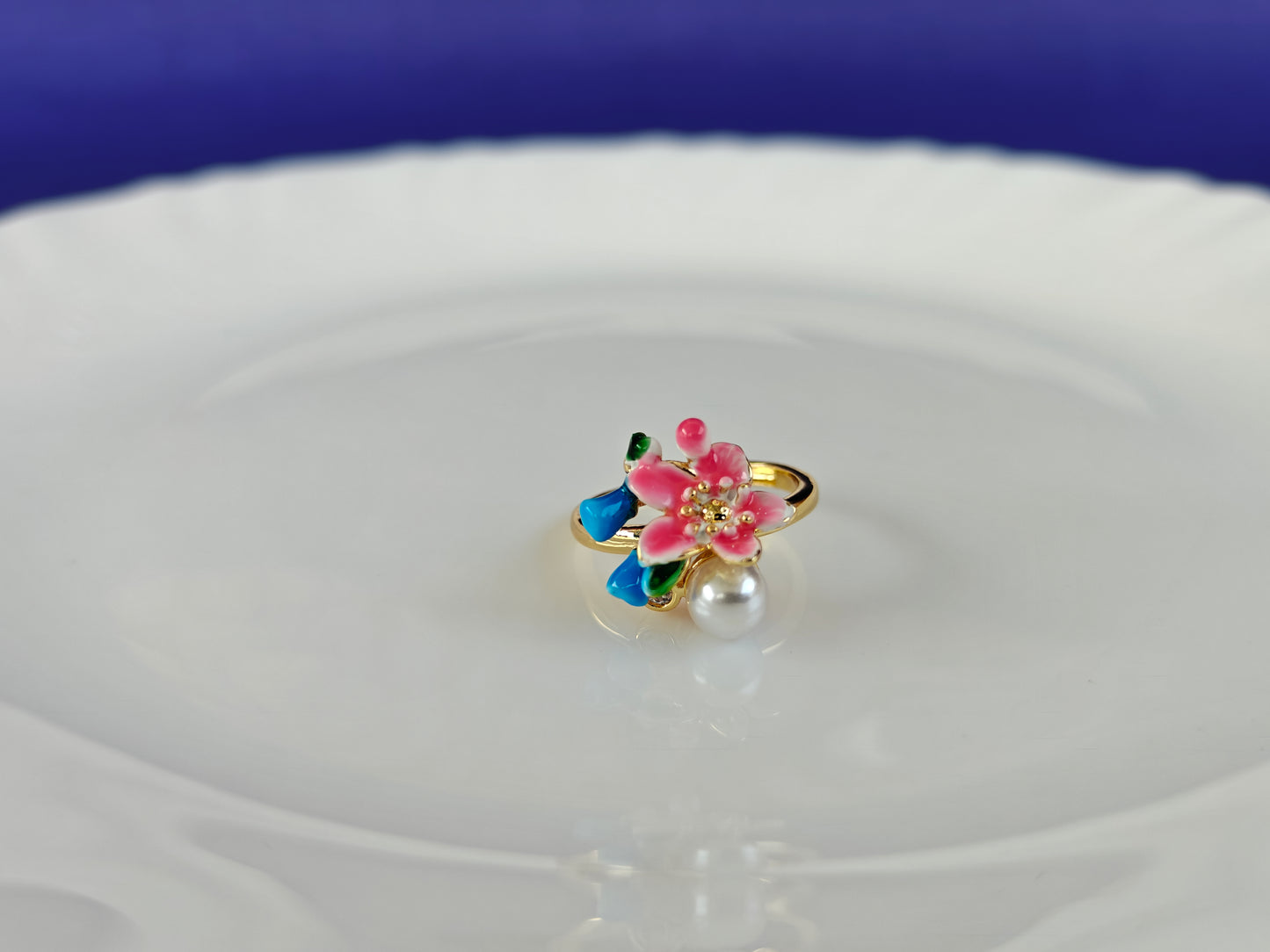 GOLD ADJUSTABLE RING X