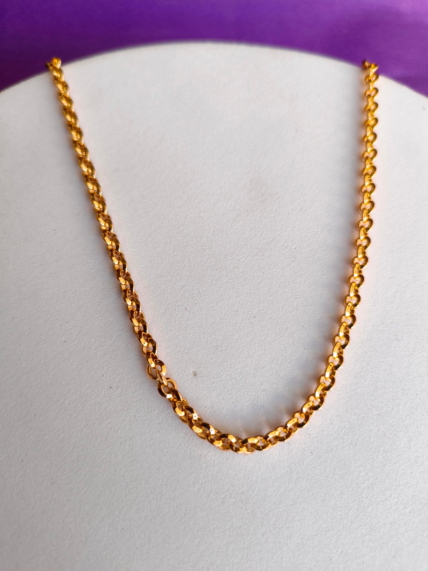 UNISEX ROSEGOLD CHAIN Q U