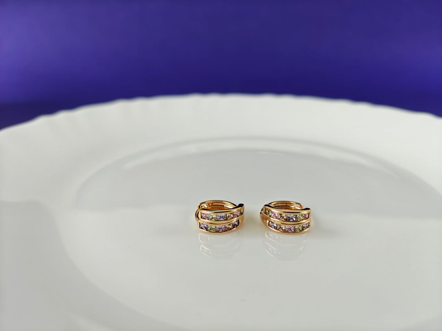 ROSEGOLD EARRING 7J BT2 X