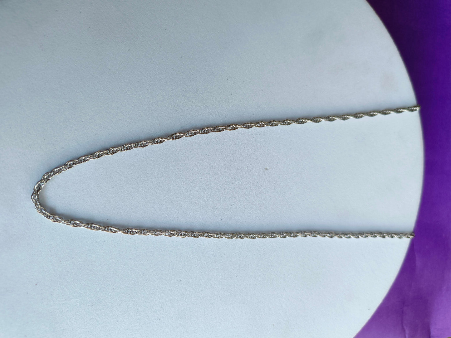 UNISEX SILVER CHAIN I U