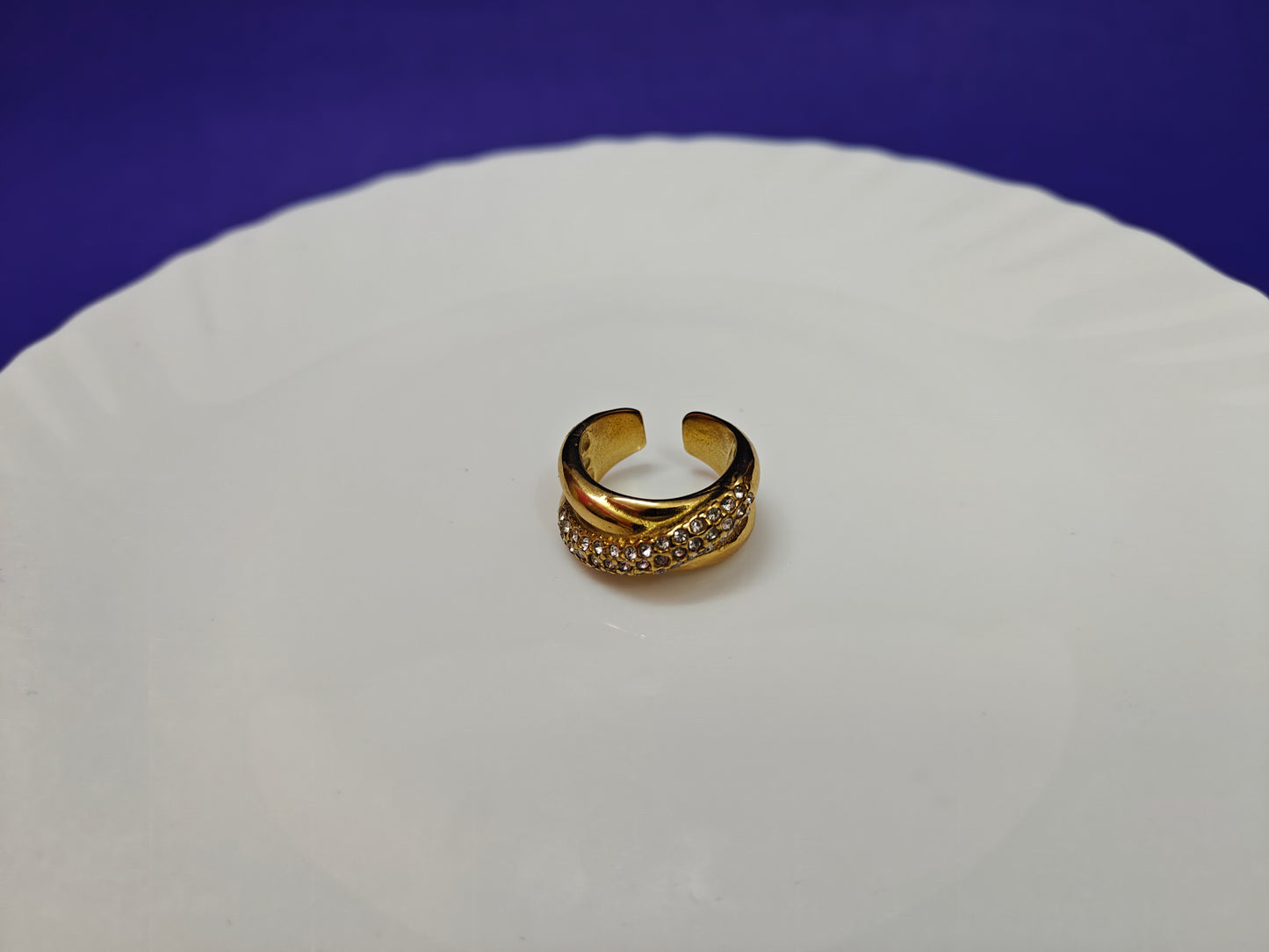 GOLD ADJUSTABLE RING xx