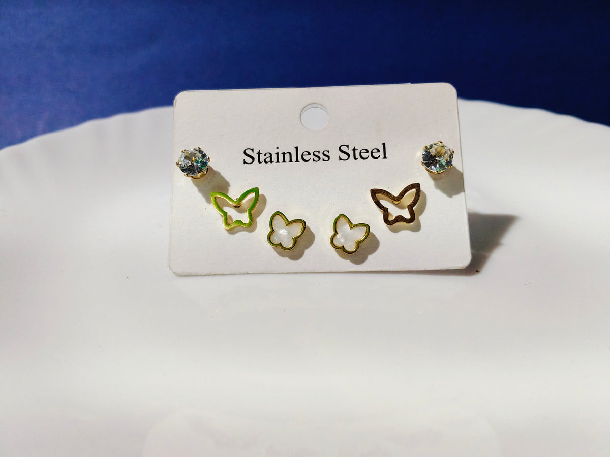 GOLD COMBO EARRING 2A Y