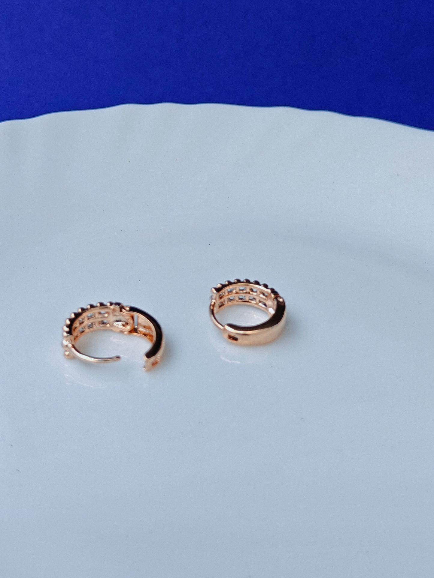 ROSEGOLD EARRING 8Z BT2.