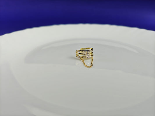 LEFT SINGLE SIDE EAR CUFF S Z3