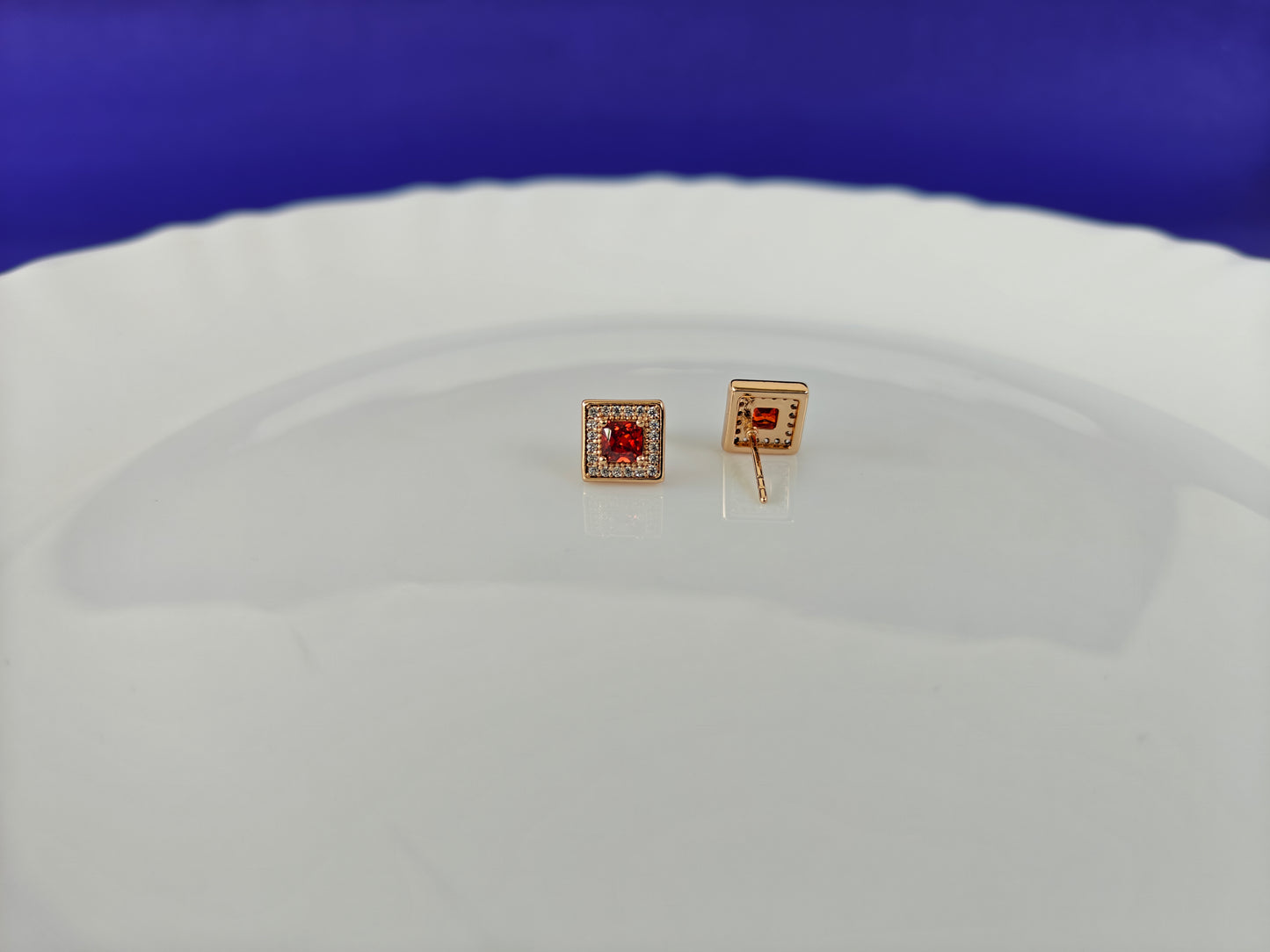 ROSEGOLD EARRING 8Q BT2 X