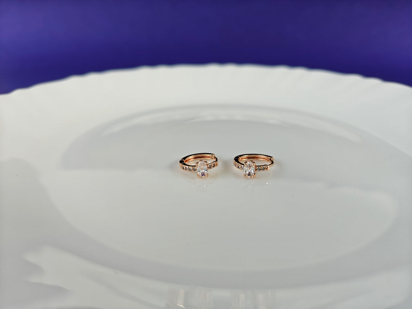 ROSEGOLD EARRING 7O BT2 X
